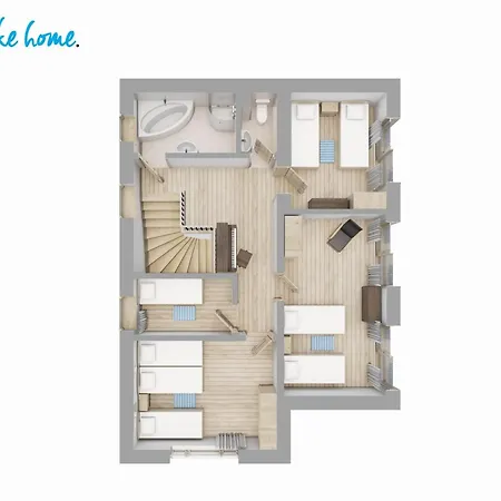 House In Centre Of By Rent Like *